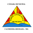 Logotipo utilizado na Câmara Municipal de Cachoeira Dourada - MG, foi escolhido atravès de concurso popular, esta logo foi desenvolvida por Dieison Souza, ganhador do certame realizado no ano de 2003.